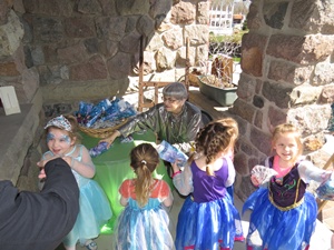 Princesses receive welcome goodie bags